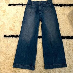 Like new Anthropologie pilcro high rise wide leg jeans .